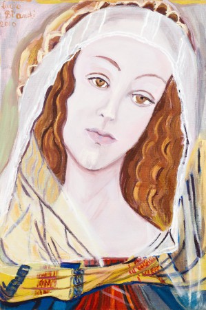Madonna del melagrano di Botticelli ( Studio). Collezione privata.